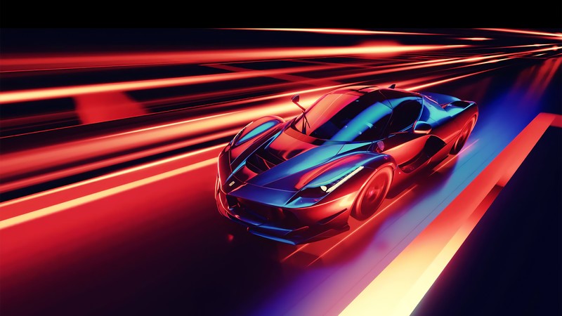 ferrari, cars, artist, artwork, digital art, hd, behance, 4k