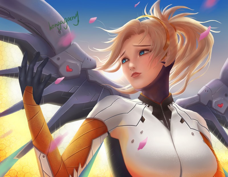mercy overwatch, 4k, overwatch, games, xbox games, ps games, pc games, hd, fantasy girls, deviantart