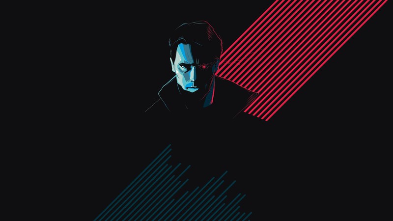 terminator, minimalism, minimalist, hd, arnold schwarzenegger, 4k, dark, black
