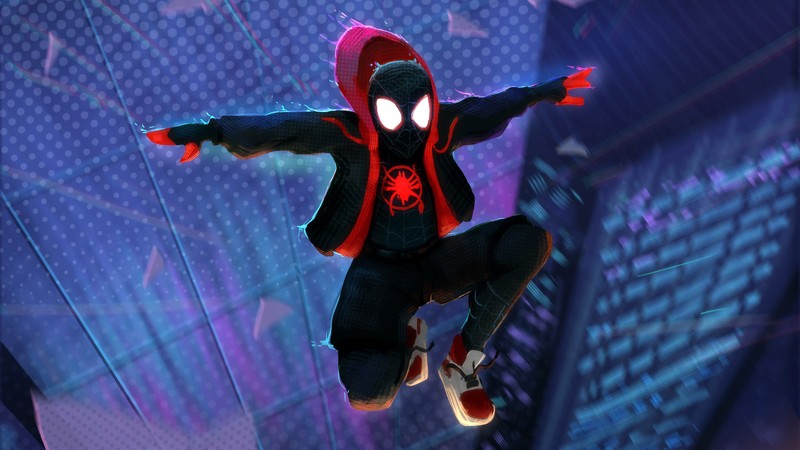 spiderman into the spider verse, spiderman, hd, superheroes, artwork, artist, digital art