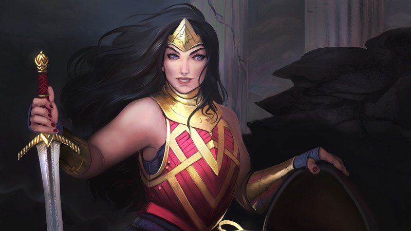 wonder woman, hd, superheroes, artist, artwork, digital art
