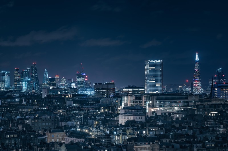 london, skyline, world, night, hd, 4k, 5k, 8k