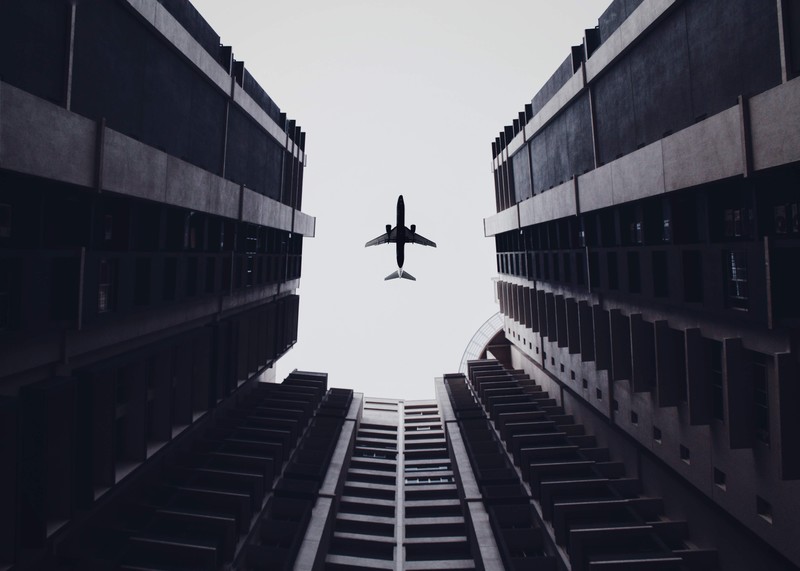 planes, buildings, hd, 4k, 5k
