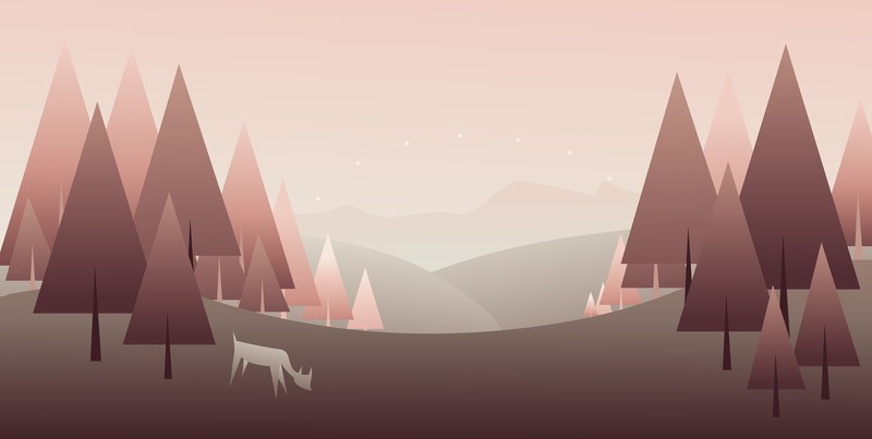 forest, minimalism, minimalist, artist, artwork, digital art, hd, 4k, behance
