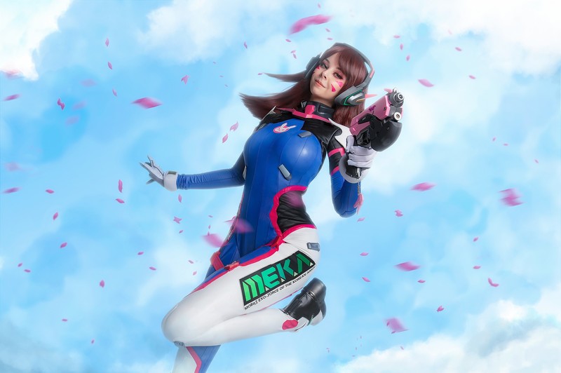 dva overwatch, overwatch, games, hd, cosplay