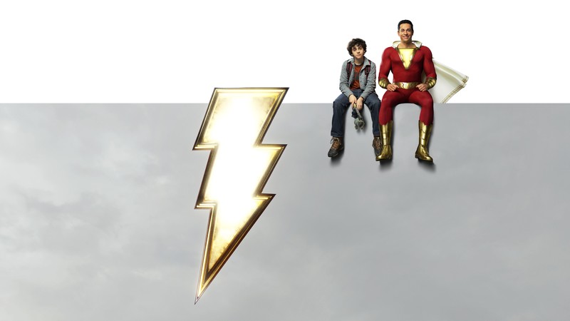 shazam movie, 10k, shazam, 2019 movies, movies, hd, zachary levi, 4k, 5k, 8k, poster