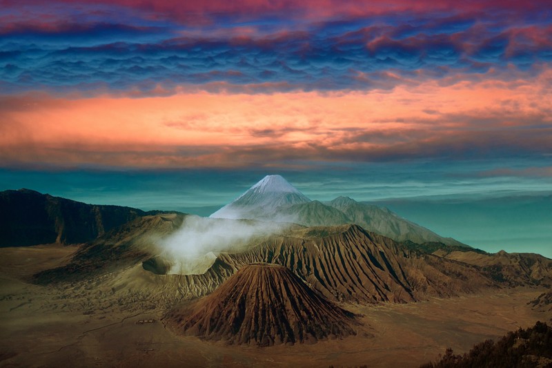 volcano, landscape, photography, clouds, hd, 4k, 5k, 8k