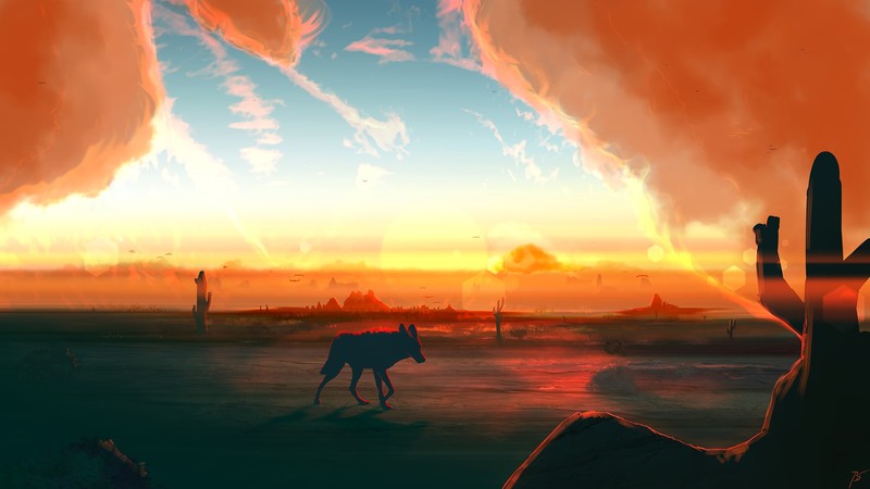 fox, artist, artwork, digital art, hd, deviantart