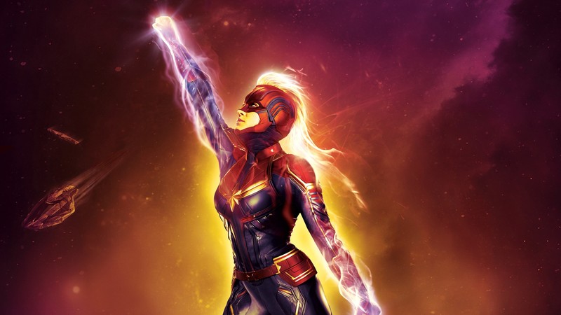 captain marvel, superheroes, movies, 2019 movies, hd, poster