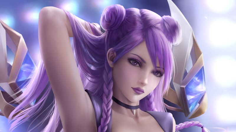 kaisa league of legends, league of legends, games, hd, 4k, deviantart