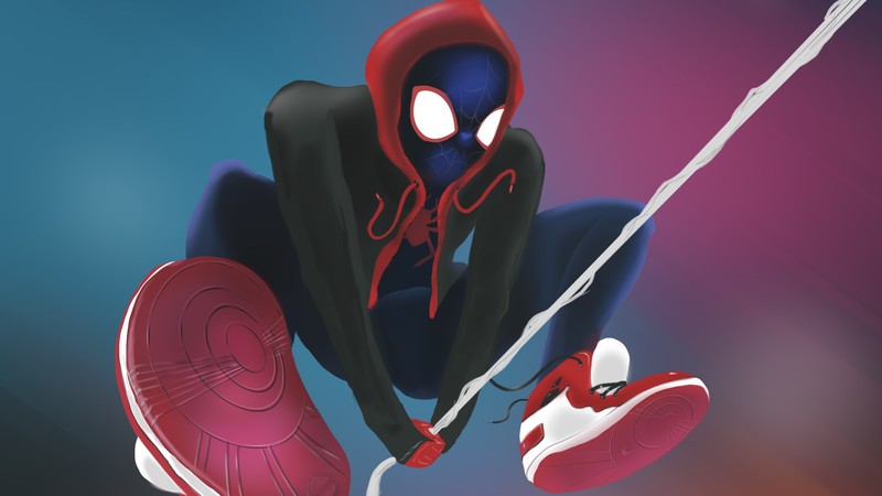 spiderman into the spider verse, spiderman, hd, superheroes, artwork, artist, digital art, behance