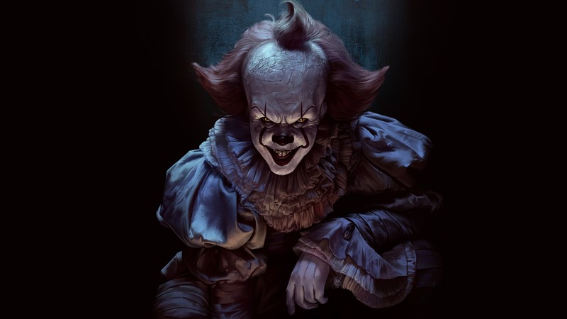 pennywise, clown, artist, artwork, digital art, hd, deviantart, 4k, it