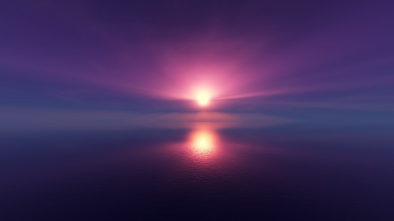 reflection, minimalism, minimalist, artist, artwork, digital art, hd, sunset