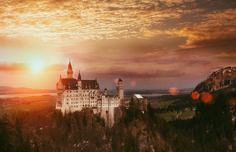 neuschwanstein castle, world, nature, hd, 4k, beautiful places