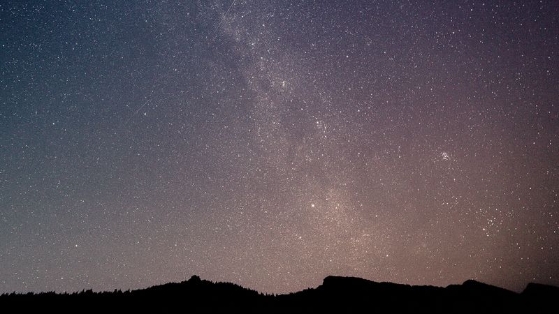 night, dark, starry sky, milky way, stars, 4k