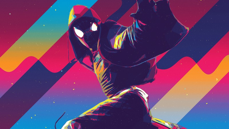 spiderman into the spider verse, spiderman, hd, 4k, superheroes, artwork, artist, digital art, behance