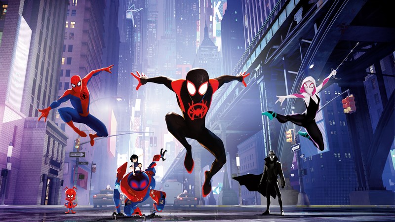 spiderman into the spider verse, 2019 movies, movies, spiderman, animated movies, hd, 4k, 5k, 8k, 10k, 12k