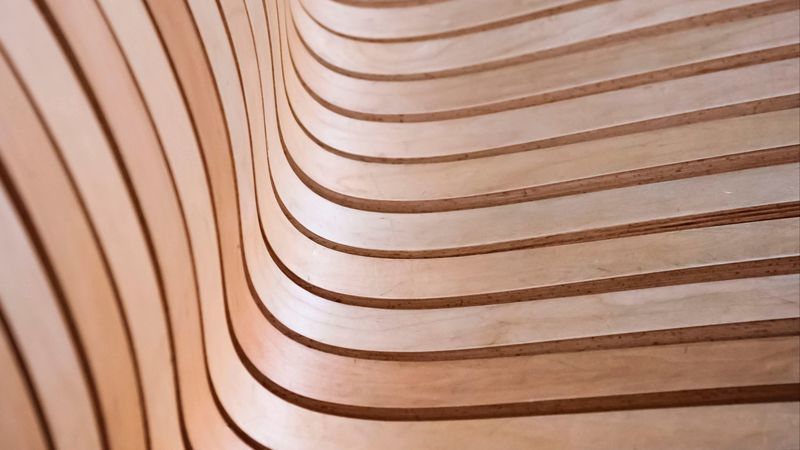 lines, smooth, bend, macro, texture, 4k