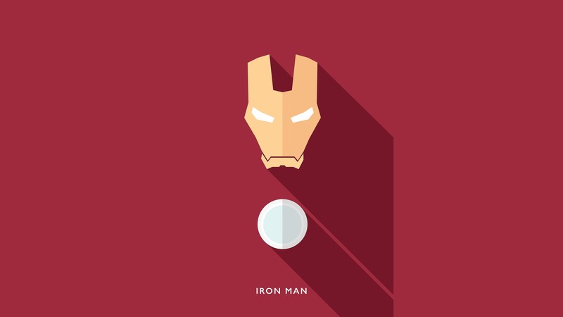 iron man, superheroes, minimalism, minimalist, artist, artwork, digital art, hd, 4k, behance