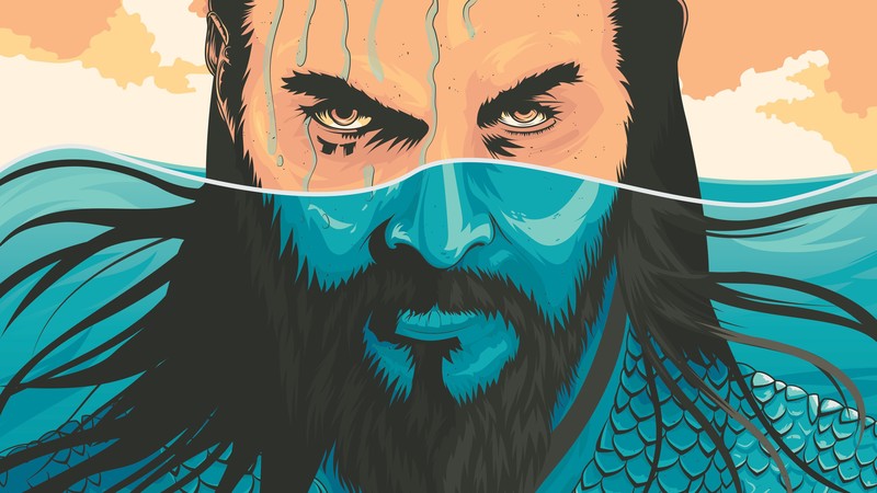 aquaman, hd, 4k, superheroes, artwork, behance, digital art