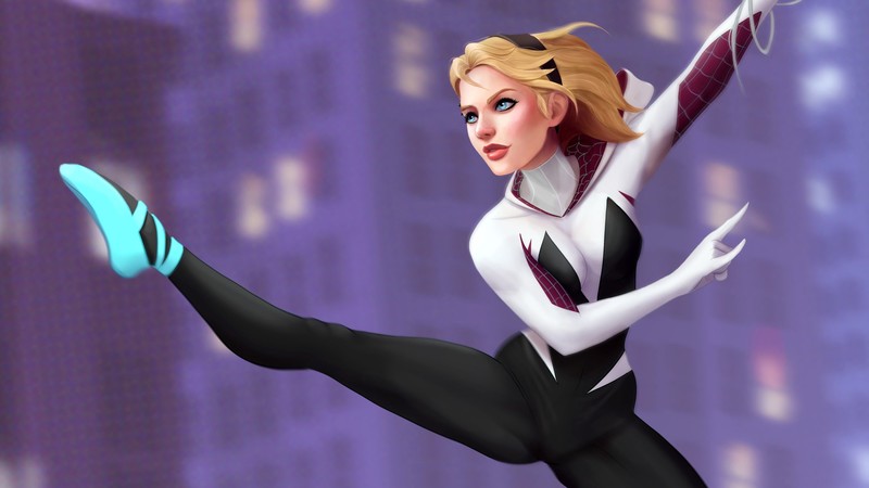 gwen stacy, hd, superheroes, artwork, artist, digital art, deviantart