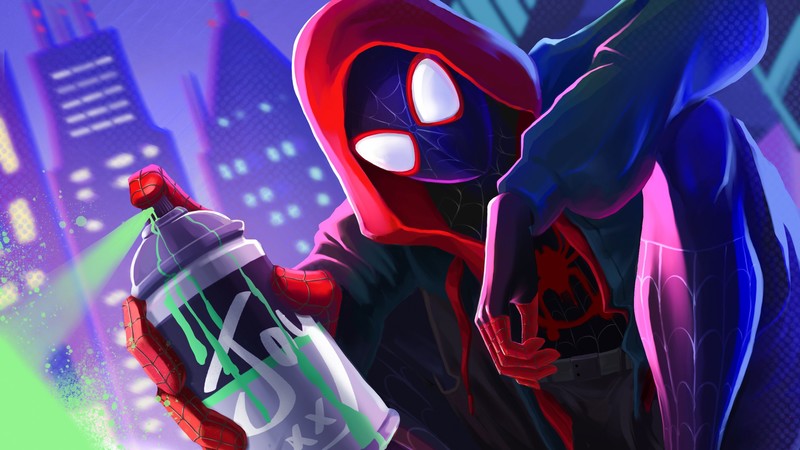 spiderman into the spider verse, spiderman, movies, hd, superheroes, artwork, artist, digital art, behance