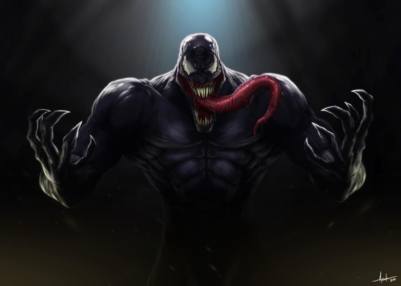 venom, hd, superheroes, deviantart, artist, artwork