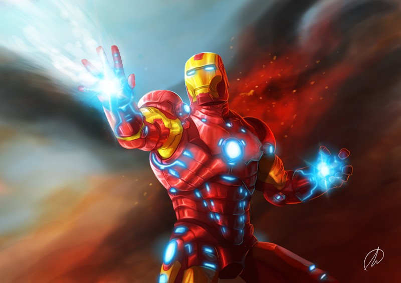 iron man, hd, 4k, superheroes, artist, deviantart, artwork