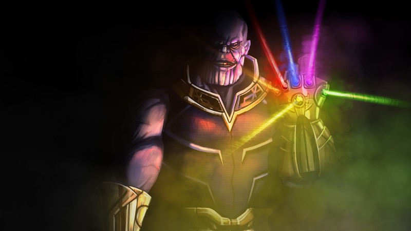 thanos, hd, 4k, superheroes, digital art, artwork