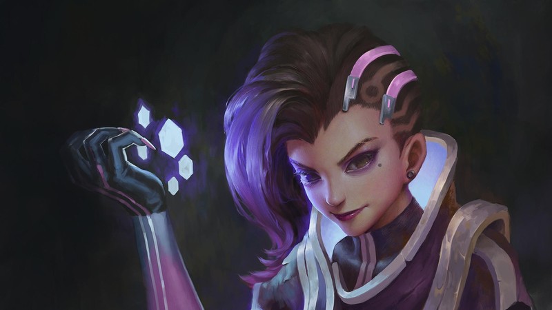 sombra, overwatch, games, artist, artwork, digital art, hd, deviantart