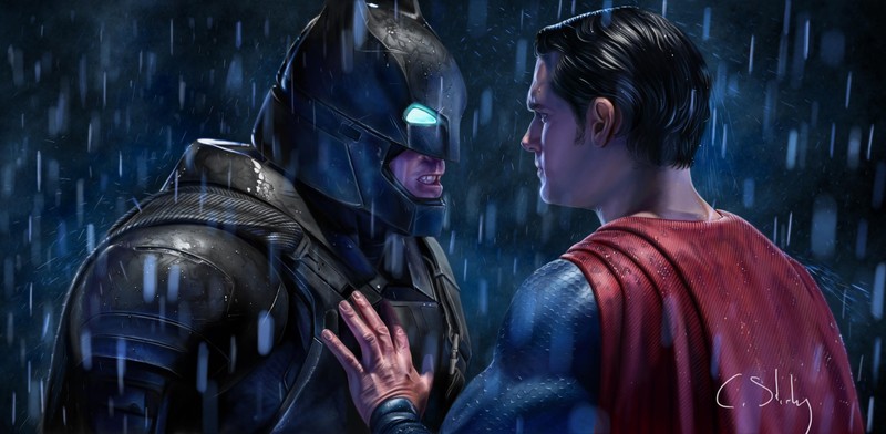 batman, superman, hd, artwork, artist, digital art, superheroes, deviantart