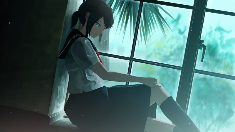 anime girl, anime, artist, artwork, digital art, hd, 4k