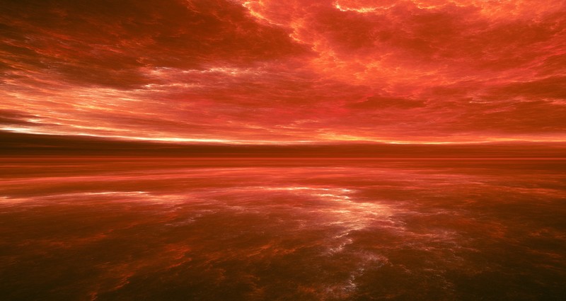 abstract, red, sky, hd, 4k, deviantart