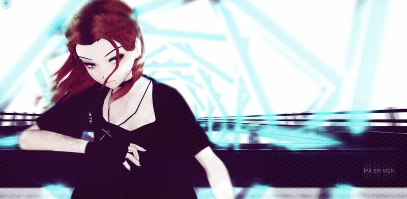anime girl, anime, redhead, artist, artwork, digital art, hd, 4k