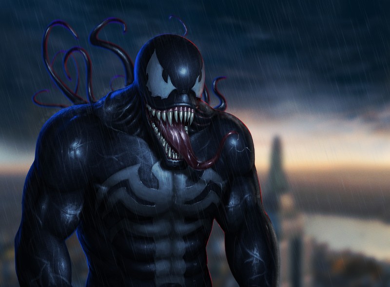 venom, hd, 4k, supervillain, digital art, artwork, art, deviantart