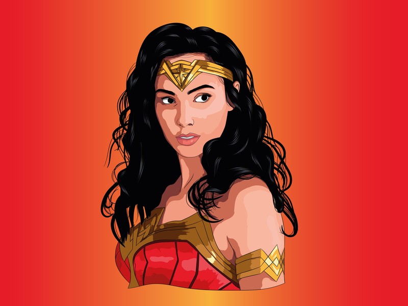 wonder woman, superheroes, artist, artwork, digital art, hd, 4k, dribbble