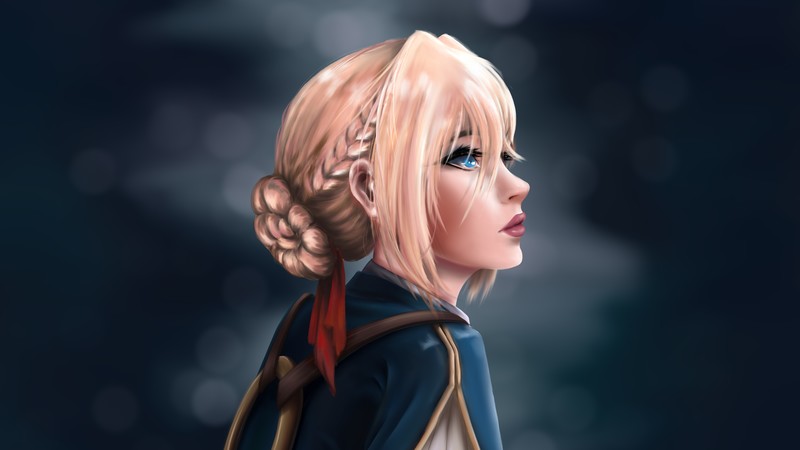 anime girl, anime, artist, artwork, digital art, hd, 4k, 5k, deviantart
