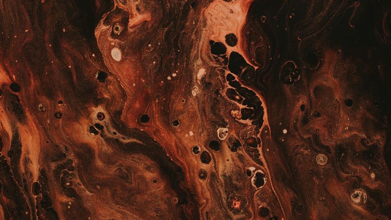 stains, liquid, texture, abstraction, brown, 4k