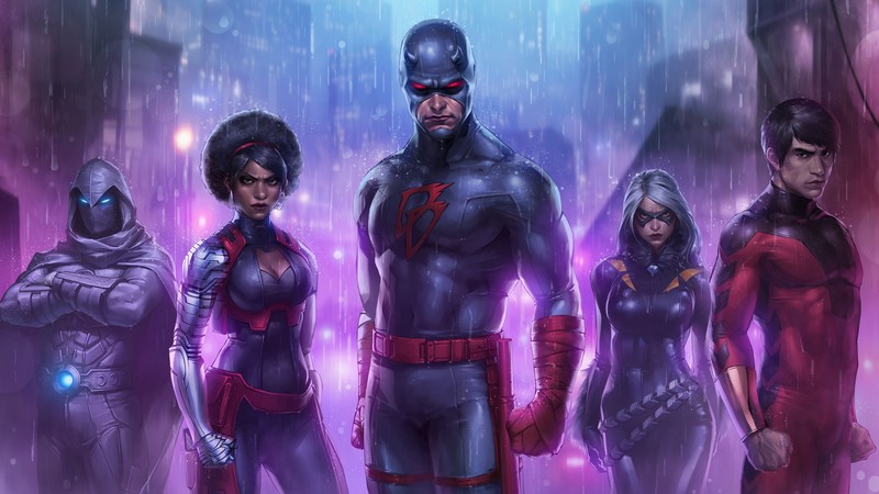 marvel future fight, games, hd, superheroes, 4k, daredevil