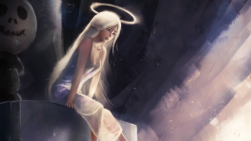 angel, fantasy girls, artist, artwork, digital art, hd, deviantart