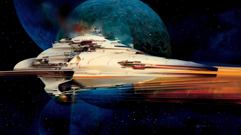 spaceship, artist, artwork, digital art, hd, 4k