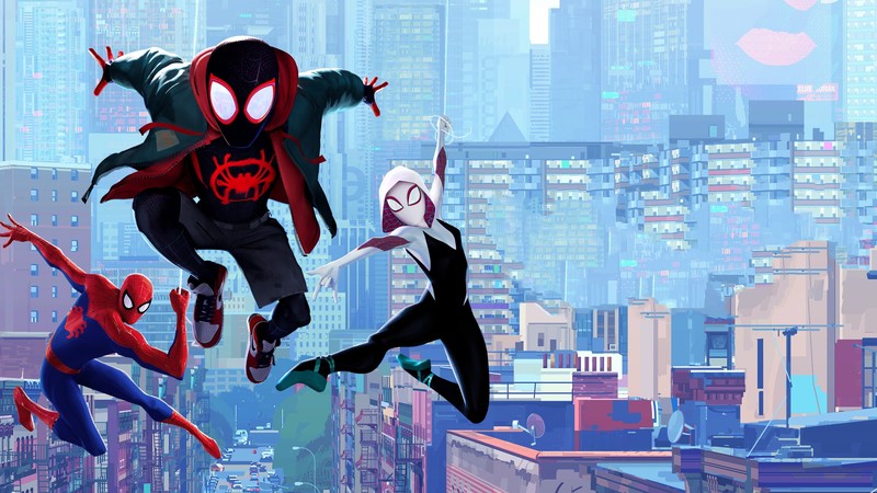 spiderman into the spider verse, spiderman, movies, hd, superheroes, 4k