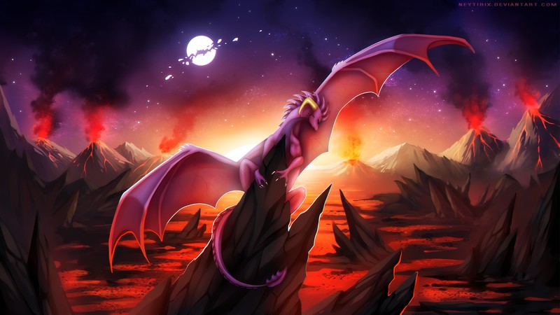 artist, artwork, digital art, hd, deviantart, dragon
