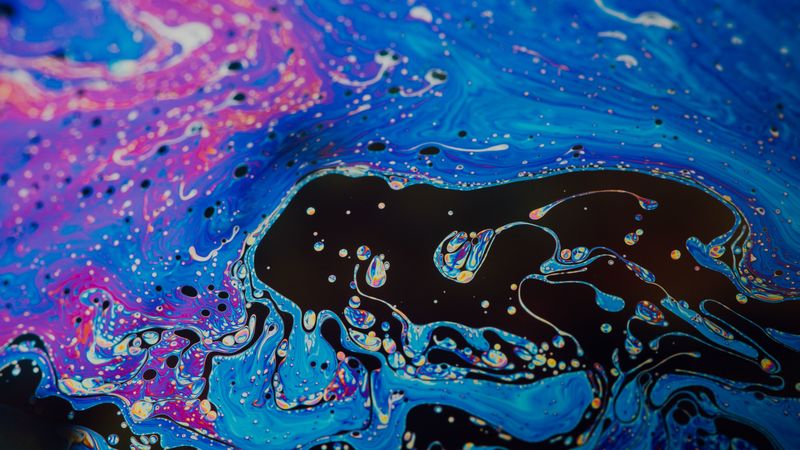 paint, liquid, spot, stains, fluid art, multi-colored, 4k