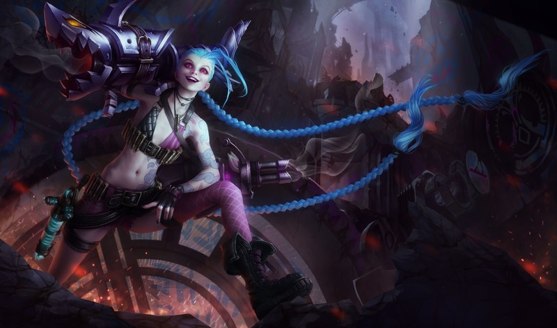 jinx league of legends, league of legends, games, hd, 4k, 5k