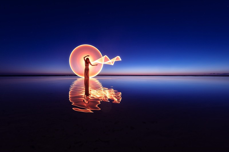 women, photography, hd, reflection, lake