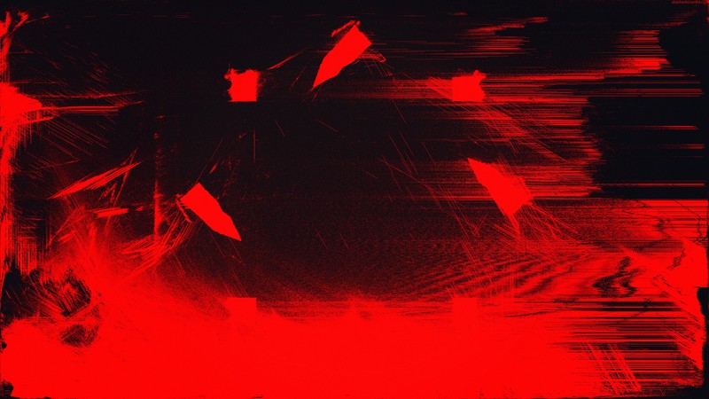 abstract, digital art, hd, 4k, red, glitch