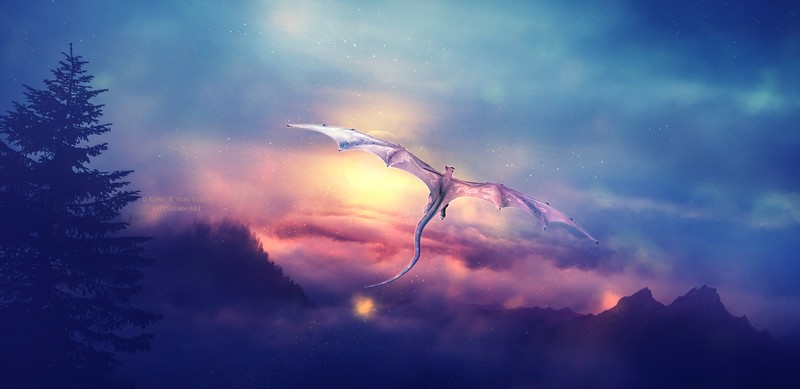 dragon, artist, artwork, digital art, hd, 4k, deviantart