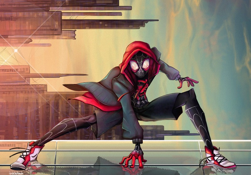 spiderman into the spider verse, spiderman, movies, hd, superheroes, artwork, artist, digital art, behance