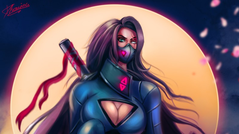 fantasy girls, cyberpunk, artist, artwork, digital art, hd, deviantart
